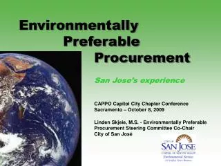 Environmentally 		Preferable 			 Procurement