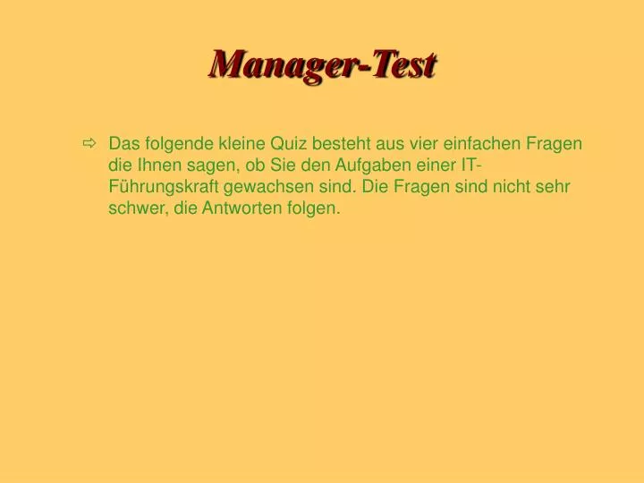 manager test