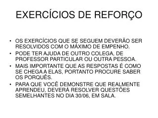 exerc cios de refor o