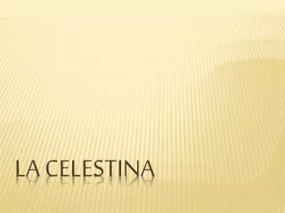 la celestina
