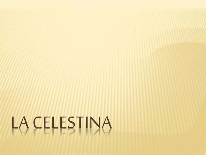 la celestina