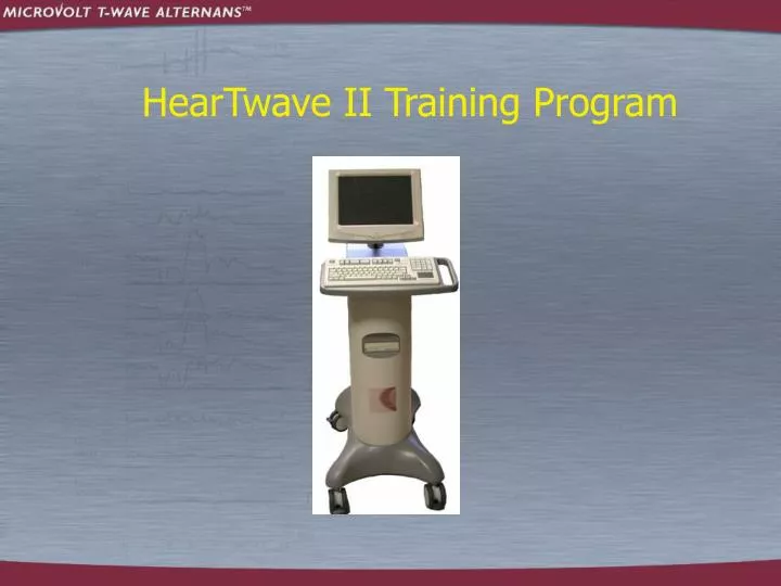 heartwave ii training program