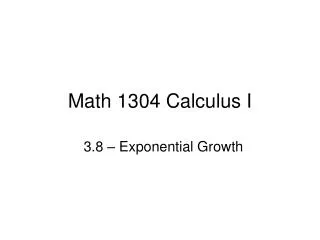 math 1304 calculus i