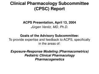 CPSC Meeting, November 17, 2003