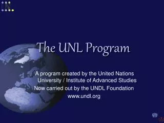 The UNL Program