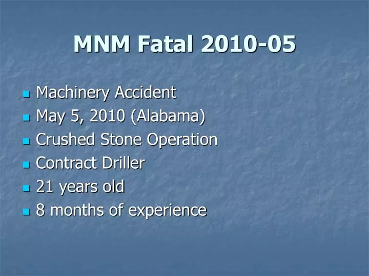 mnm fatal 2010 05