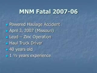 MNM Fatal 2007-06