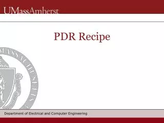 PDR Recipe