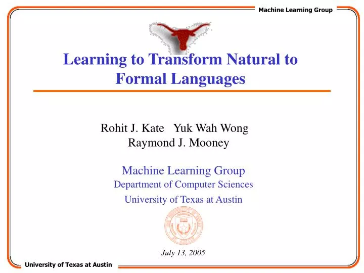 learning to transform natural to formal languages