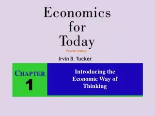 Introducing the Economic Way of Thinking