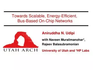 Towards Scalable, Energy-Efficient, Bus-Based On-Chip Networks