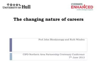 The changing nature of careers