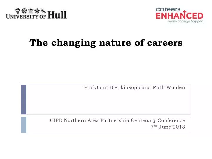 the changing nature of careers