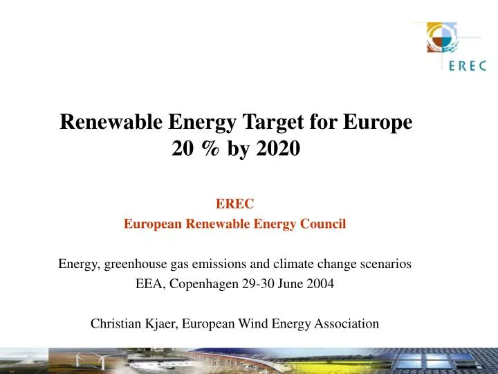renewable energy target for europe 20 by 2020
