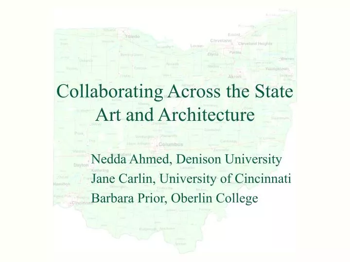collaborating across the state art and architecture