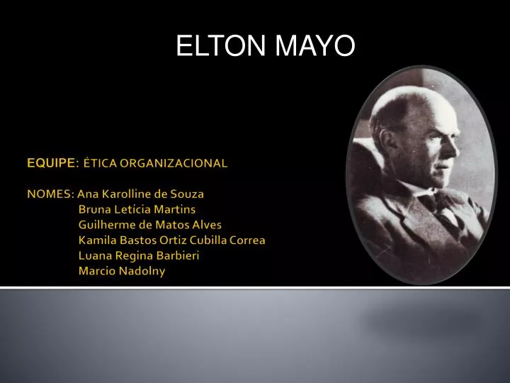 elton mayo