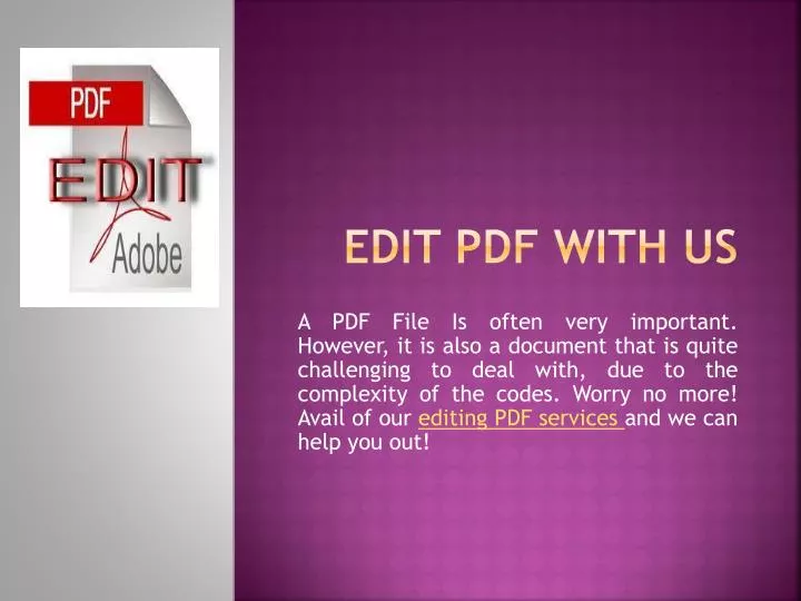 edit pdf with us