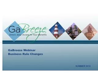 GaBreeze Webinar Business Rule Changes