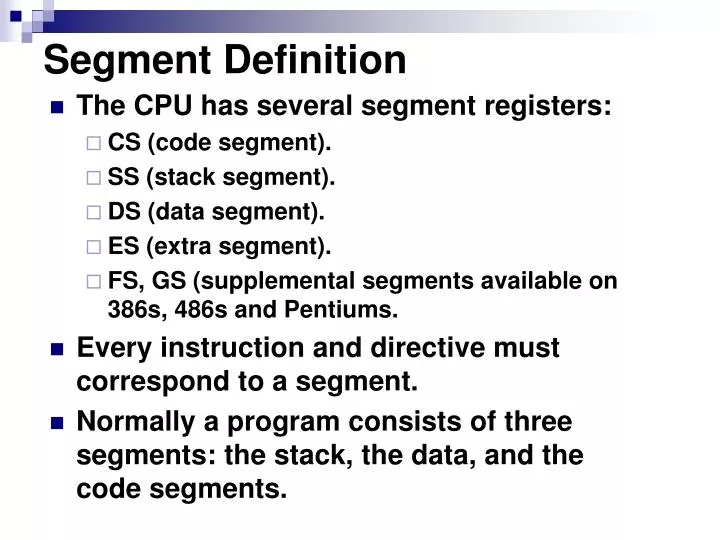 segment definition