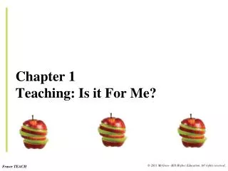 Chapter 1 Teaching: Is it For Me?