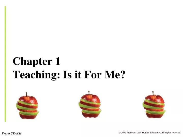 chapter 1 teaching is it for me