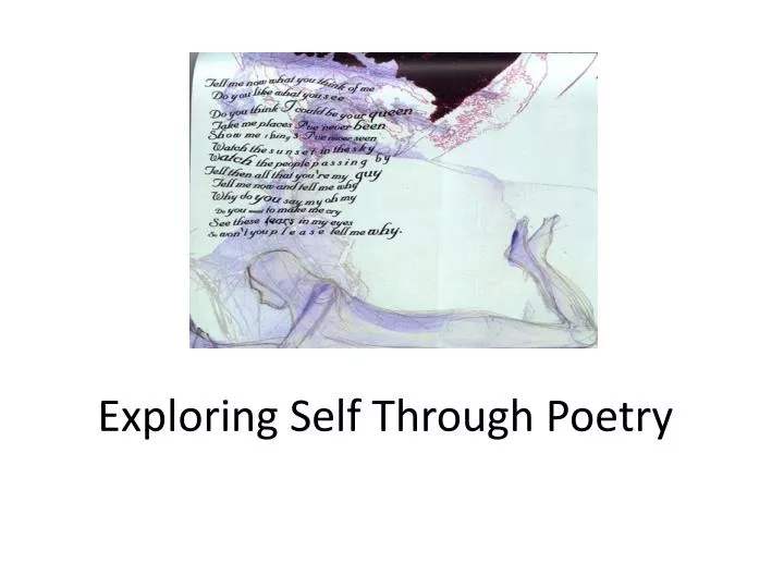 exploring self through poetry