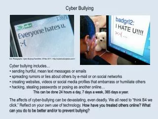 N.d . Photographs. Cyber Bullying FactsWeb . 29 Nov 2011. &lt;http://cyberbullyingfacts.com/&gt;.