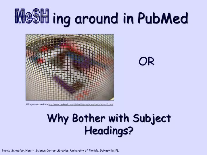 ing around in pubmed