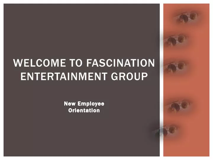 welcome to fascination entertainment group