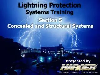 Lightning Protection Systems Training