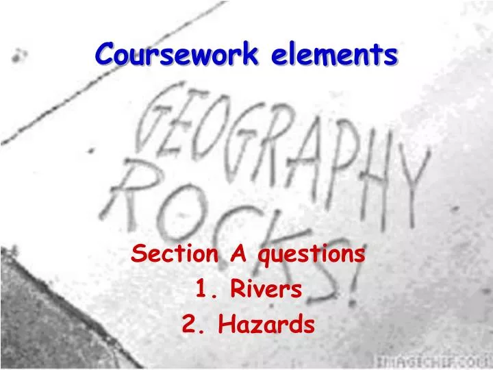 coursework elements