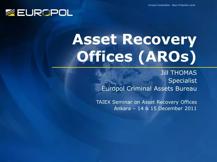 asset recovery offices aros