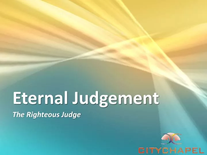 eternal judgement