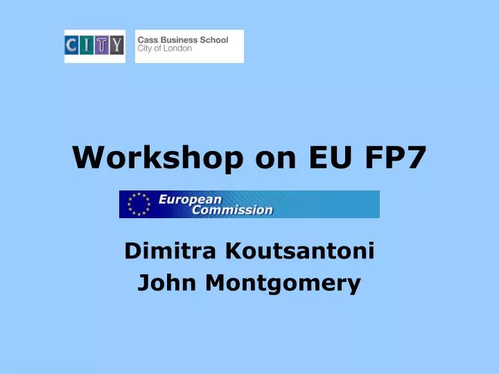 workshop on eu fp7