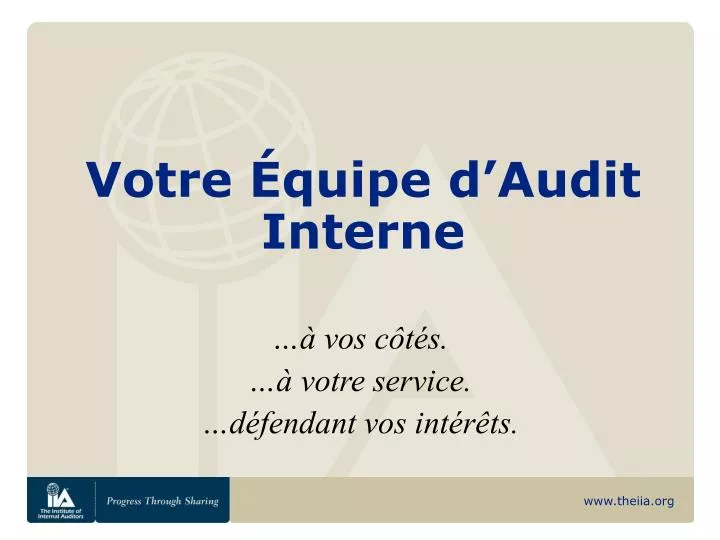 votre quipe d audit interne