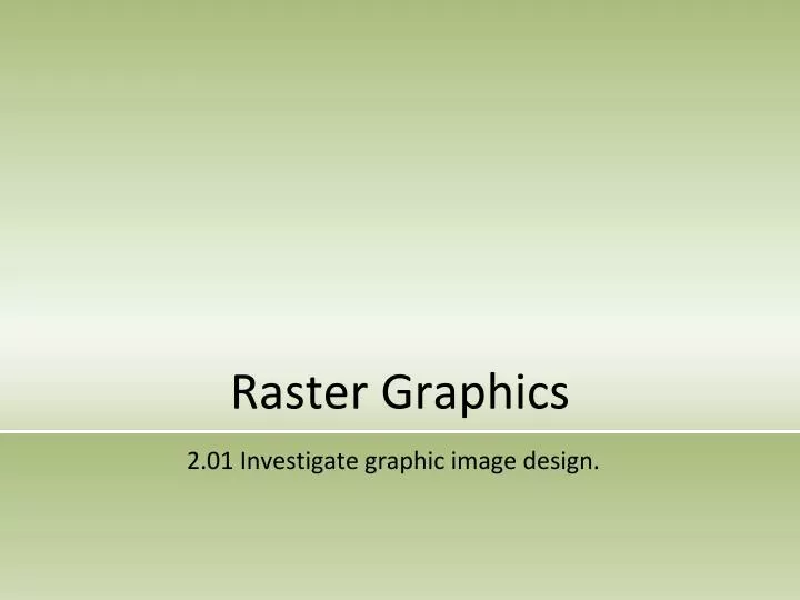 raster graphics