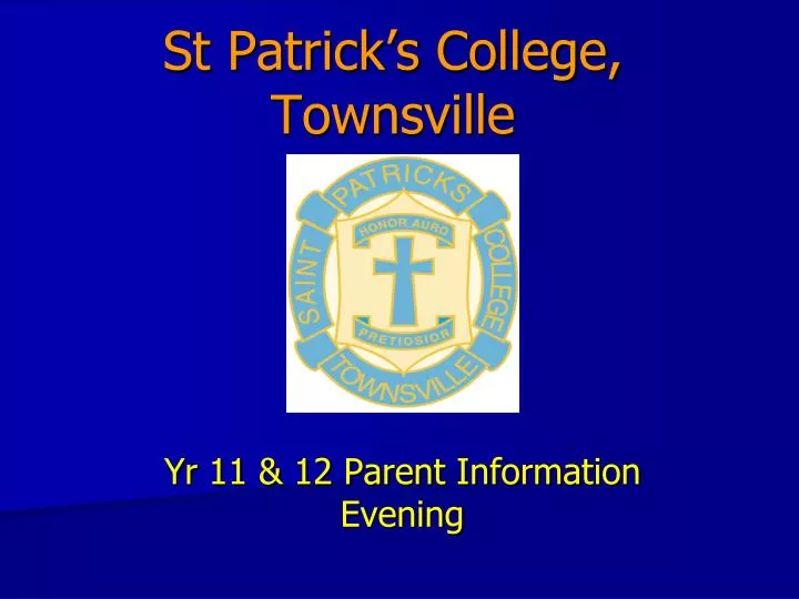 st patrick s college townsville