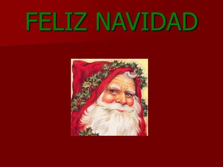 feliz navidad