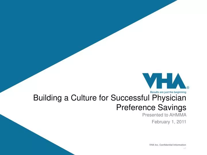 building a culture for successful physician preference savings