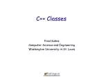 C++ Classes - slide 1