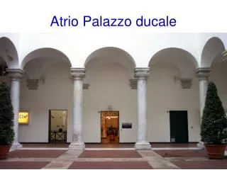 atrio palazzo ducale