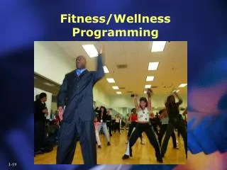 Fitness/Wellness Programming