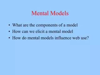 Mental Models