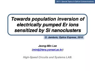 Towards population inversion of electrically pumped Er ions sensitized by Si nanoclusters