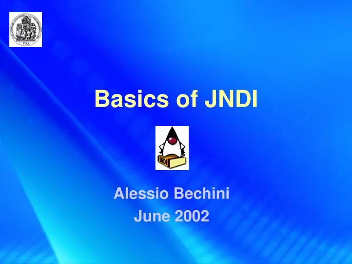 basics of jndi