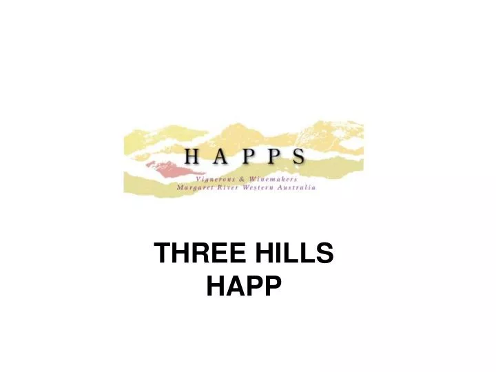 three hills happ