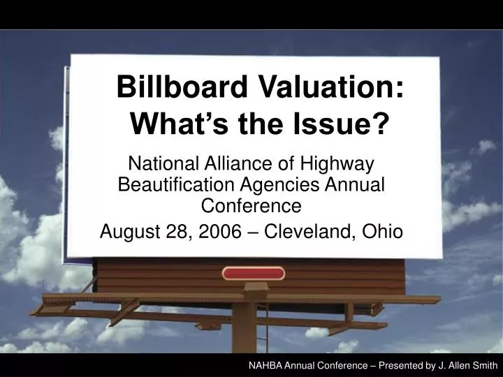 billboard valuation what s the issue