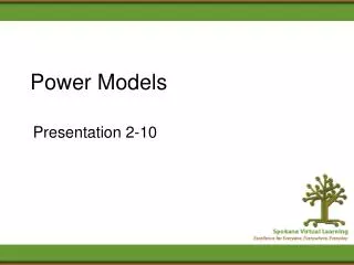 Power Models