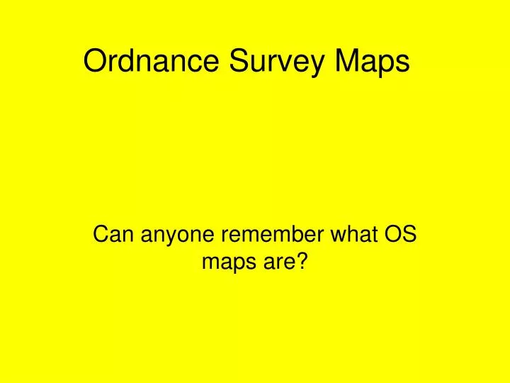 ordnance survey maps