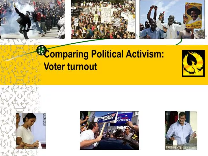 comparing political activism voter turnout